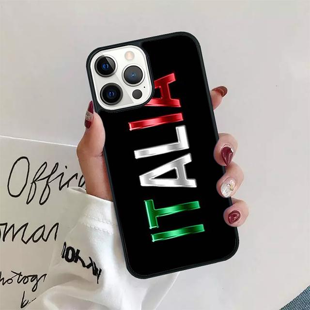 Italien Italia Nationalflagge Handyhülle Cover Für iPhone 17 Air 15 16 14 13 12 Pro Max 11 Pro Max Plus Hülle Schale