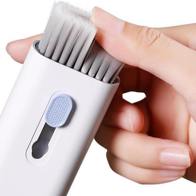 7-in-1 Multifunctional Cleaning Kit: Keyboard Brush, Bluetooth Headset Cleaner, Screen Dust Remover, Key Puller