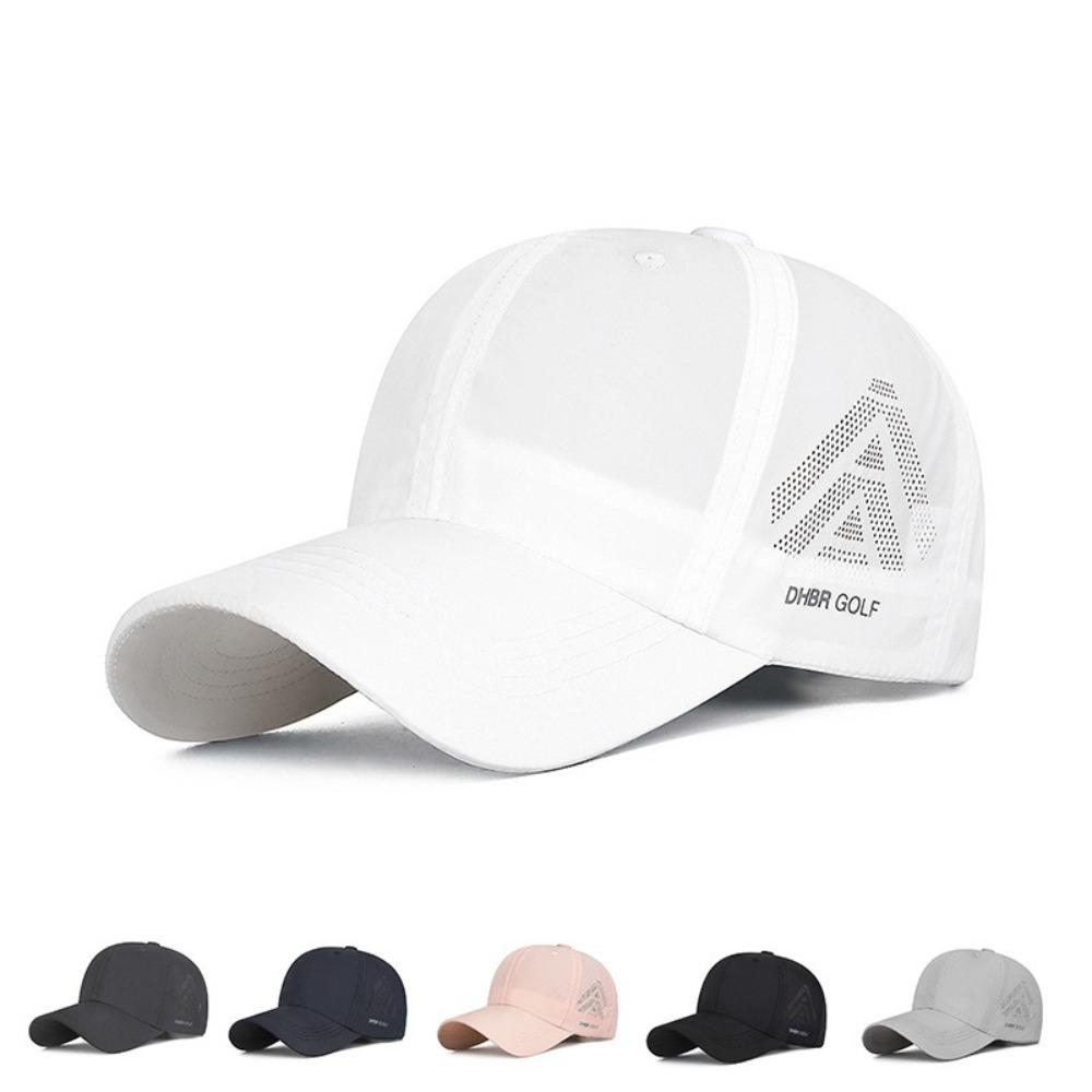 Zealous Sole Women's Grey New Anti-Uv Peaked Cap Breathable Quick Drying Baseball Cap Mesh Dad Cap Outdoor Sports