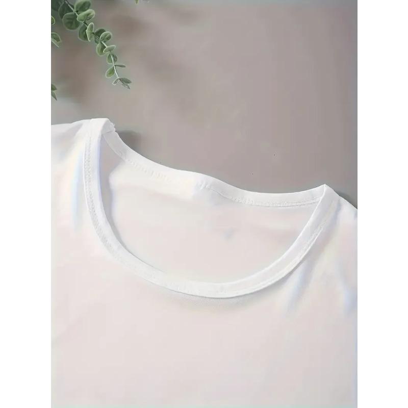 Damen Gesegnet, Memaw genannt zu werden T-Shirt Weiß Schwarz Floral Glitzer Druck Oma Geschenk Muttertag Lässig Rundhals Oberteil