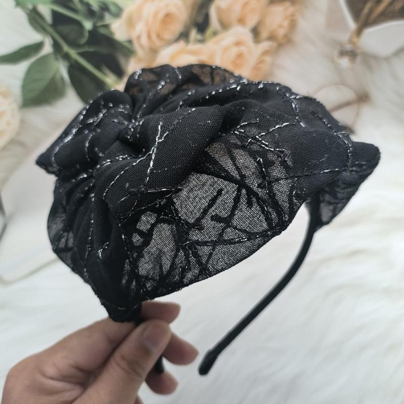 Sophisticated Women's Fascinators Hat With Bows Detail Halloween Headband Deoration For Banquets And Special Occasion