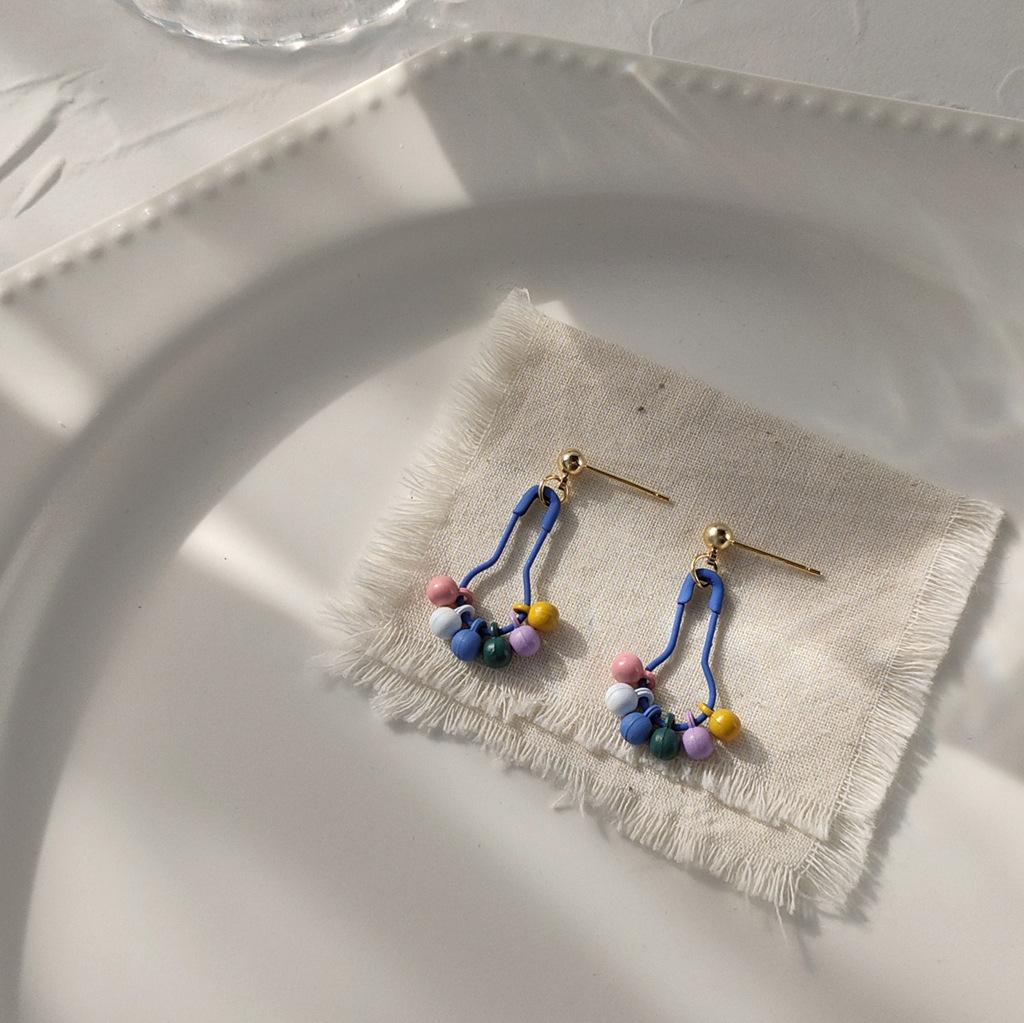 

@Design s925 Silver Needle Creative Girl Heart Light Bulb Earrings Female Korean Style Earrings