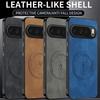 Sheepskin Vintage Magnetic Leather Soft Case For Google Pixel 6 7 7A 8 9 10 Pixel 10 Pro XL Silicone Bumper Matte Phone Cover