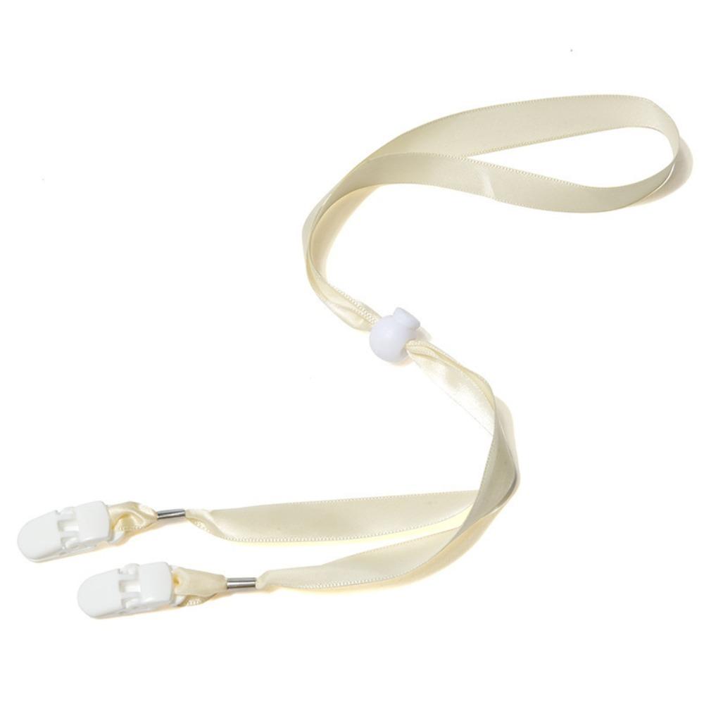 Портативный шнурок для шляпы от потери, ветрозащитный, из шелковой ленты, с зажимами, ветрозащитная веревка для шляпы, регулируемый съемный фиксатор для шляпы, шляпа