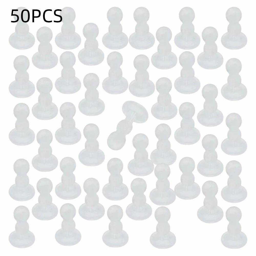

50PCS Anti-piercing Ear Pad Soft Safety Earring Back New Earring Backs DIY Production 50PCS