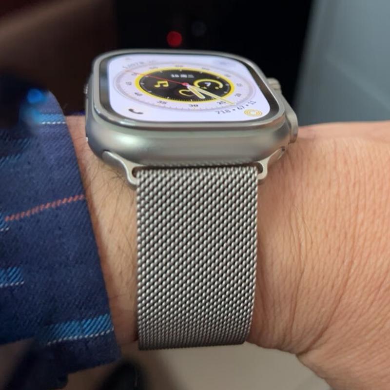 Milanese Loop Strap For Apple Watch Bands 44mm 46mm 40mm 45mm 41mm 42mm Correas Bracelet iWatch Series 10 11 Se 7 8 9 Ultra 2 3