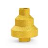 M10 M14 Brazed Pagoda Reamer Construction Tools Step Drill Bits  Stone Material
