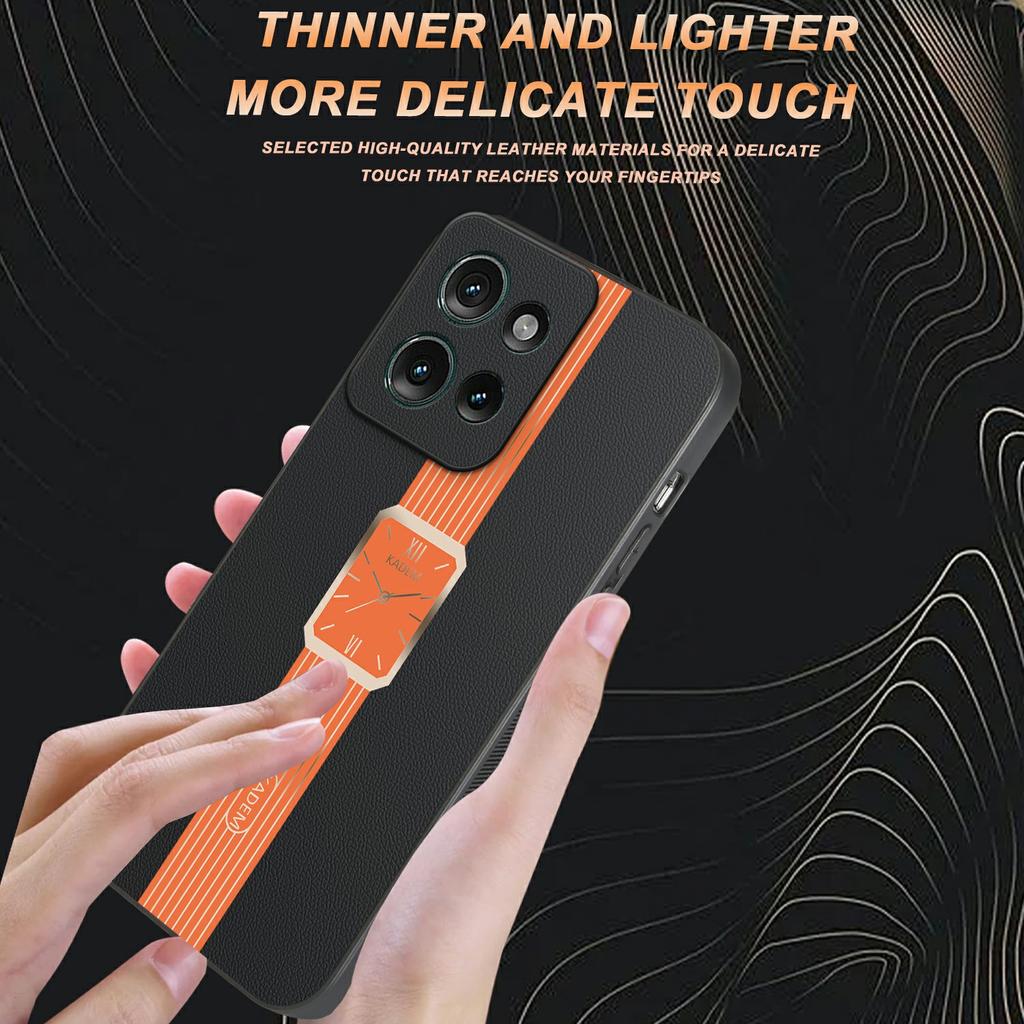 For Motorola Edge 50 5G Case Leather+TPU+Acrylic Anti-Scratch Phone Cover