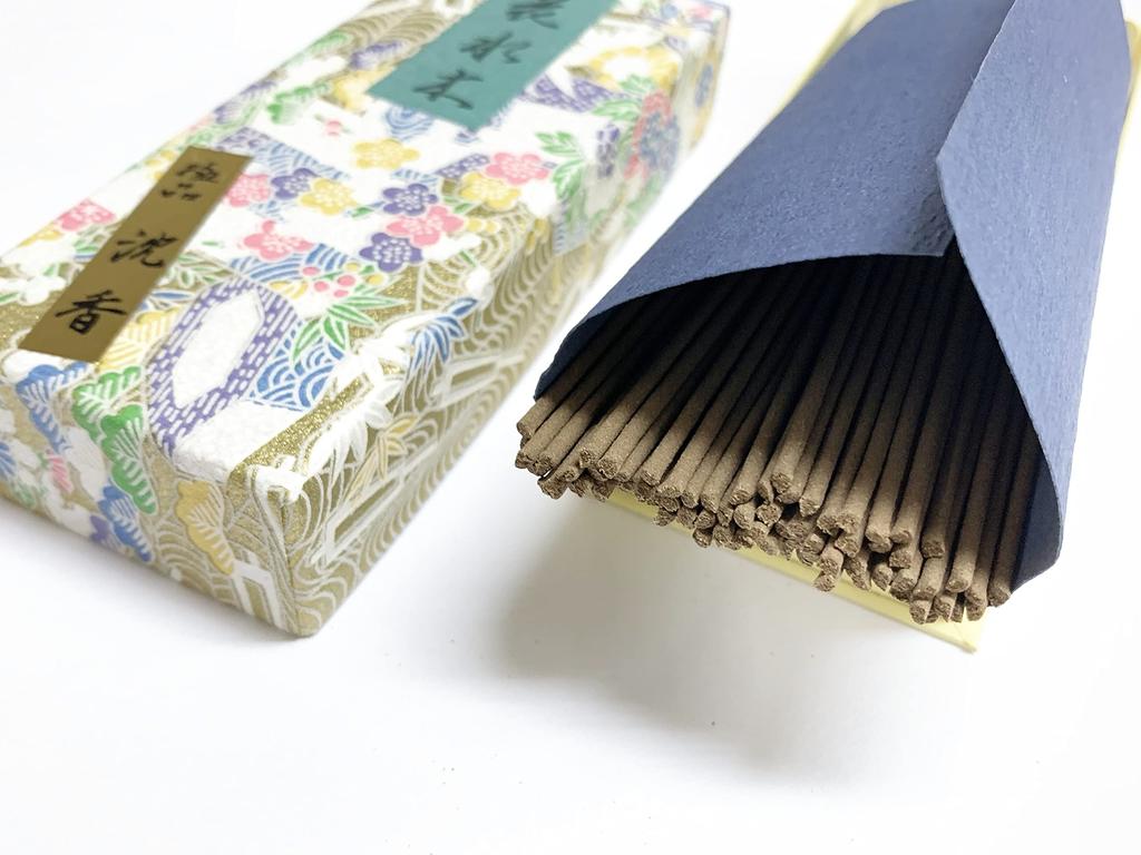 Awaji Baikundo Natural Agarwood Incense Premium Quality Agarwood Flower 14cm Siamese Agarwood Incense Sticks Sticks, Dogwood, 30g, (Jinkou) #137