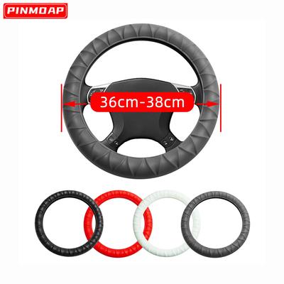 Automotive 38CM Universal Silicone Steering Wheel Cover Elastic Steering Wheel Cover Soft and Multi Functional Automotive Decoration DIY
