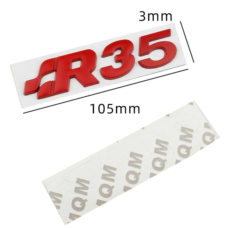 Car 3D Metal Body Trunk Badge Emblem Decals Styling Sticker For VW Volkswagen Golf 4 5 MK4 MK5 R32 R35 R36 Passat B6 Accessories zs9