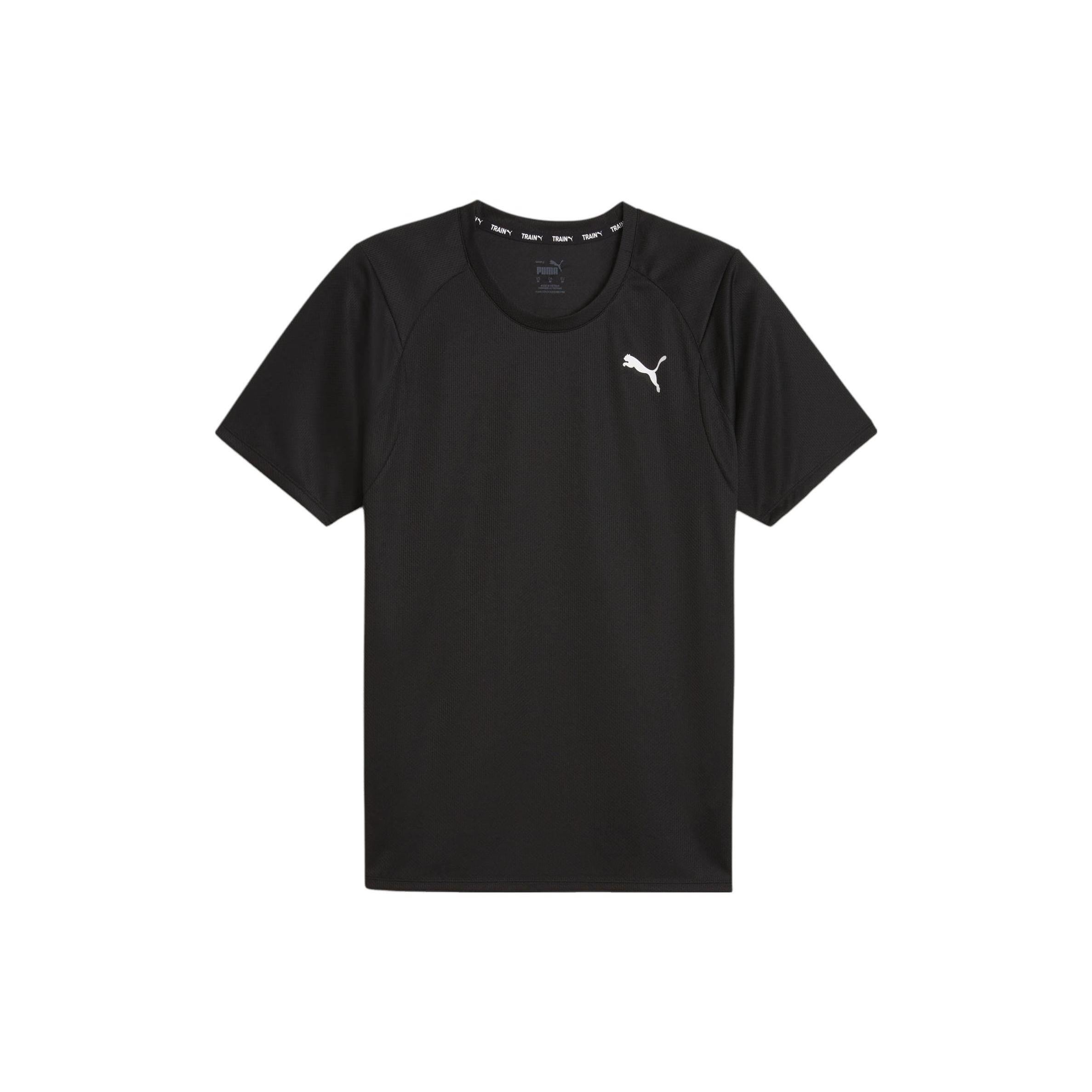 

Puma Fit Ultrabreathe Tee Letter Print Crew Neck Casual Short Sleeve T-Shirt Men Tops Black 524930-01 2XL