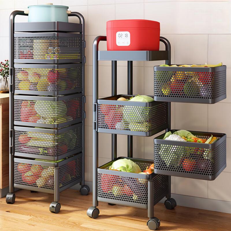 

Вращающаяся 5-ярусная корзина для хранения на кухне BieYing