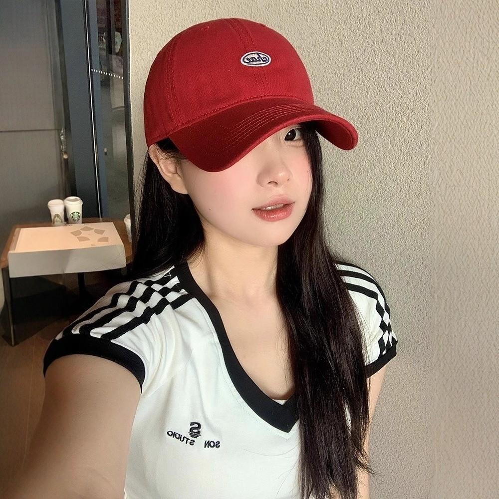 Embroidery Baseball Hat Korean Snapback Cap Adjustable Peaked Cap  Outdoor