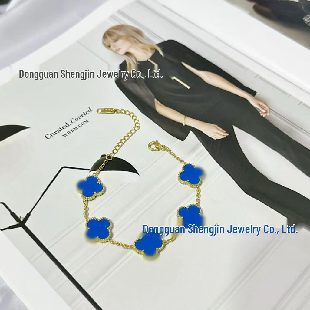 18K Gold-Plated Four-Leaf Clover Bracelet - Elegant, Durable & Versatile Women's Jewelry