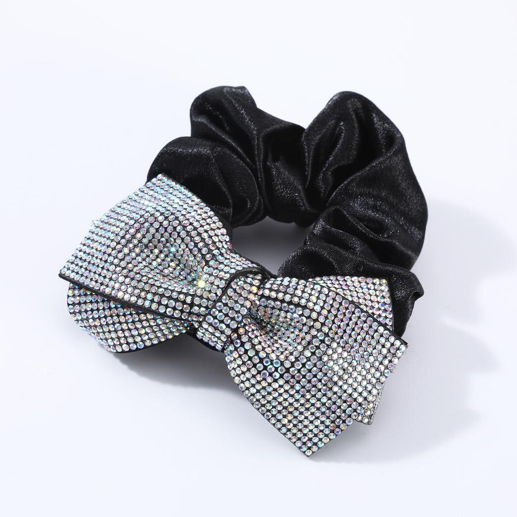 Diamond Bow Hair Band Bun Half-tied Hair Band