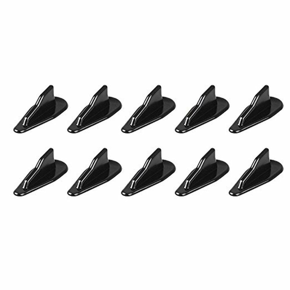 10 x Car EVO-Style Roof Shark Fins Wing Spoilers Generator Universal Decorative