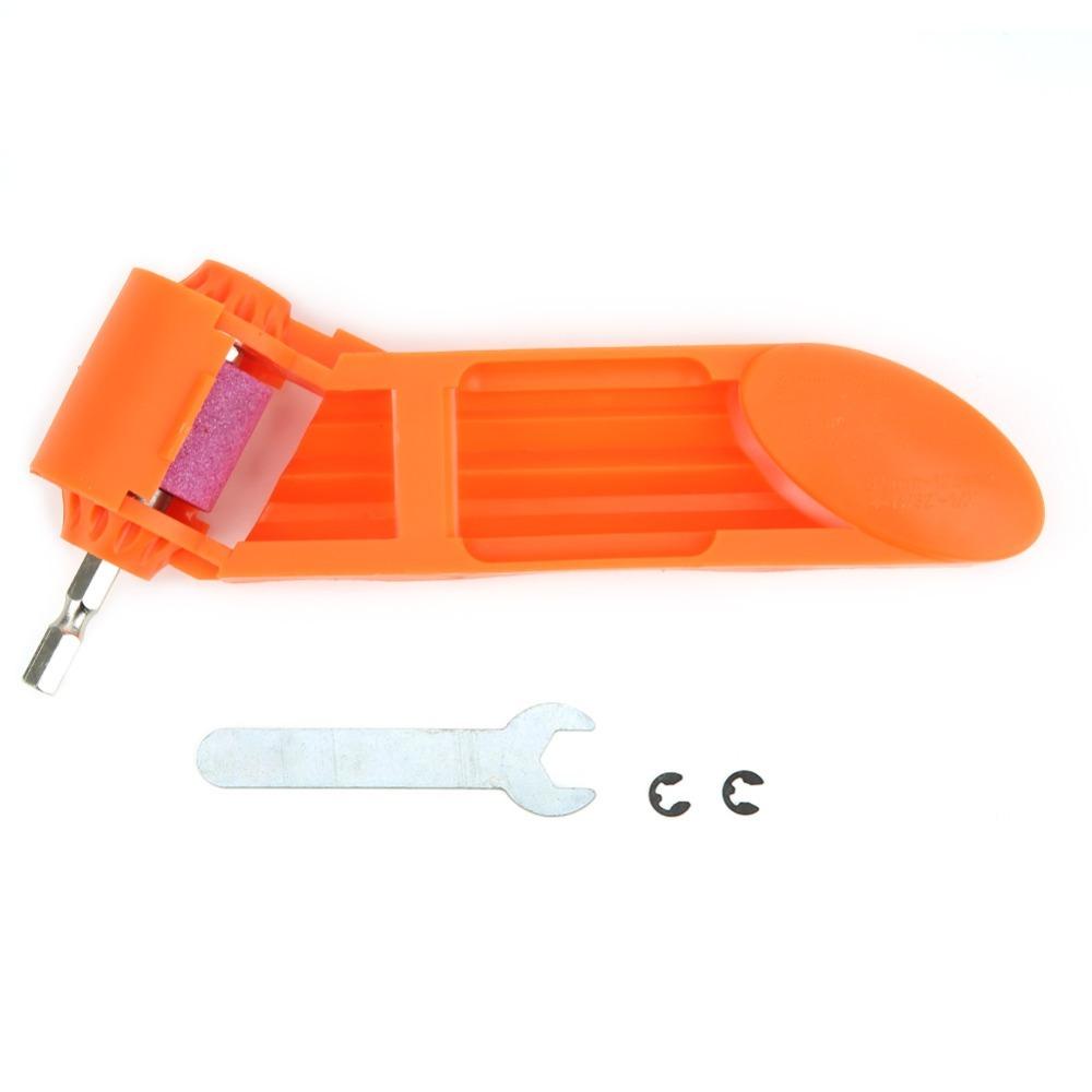 2pcs Blue /OrangeColor Portable Drill Bit Sharpener Drill Grinder Grinding Tool Metal Iron Drill