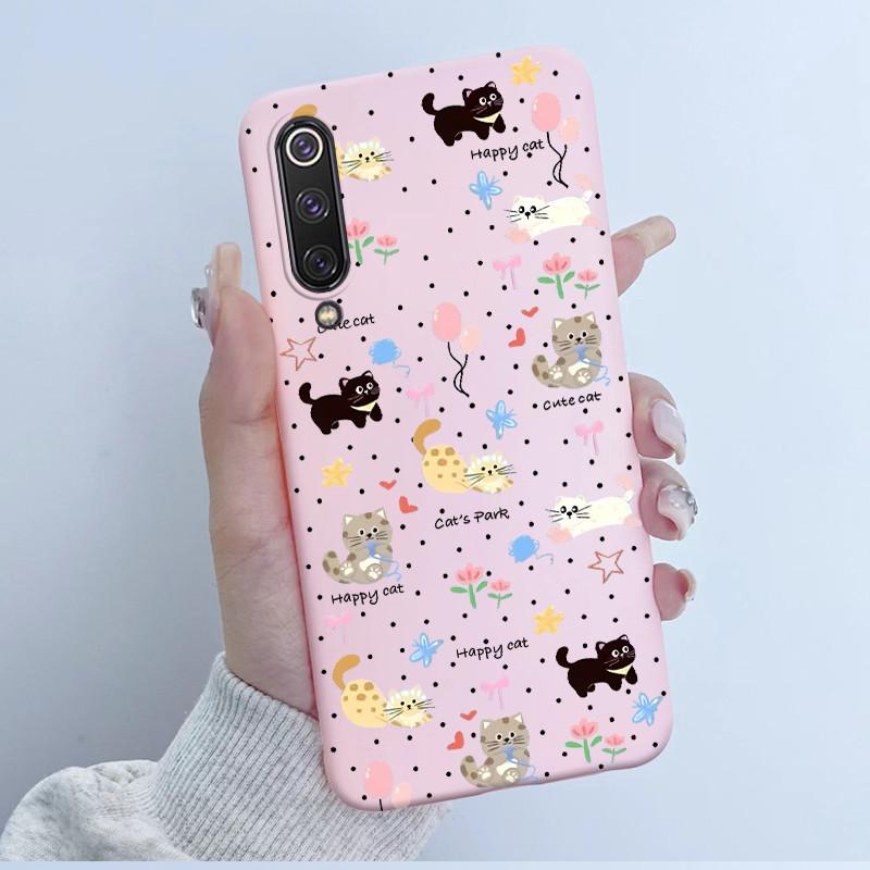 For Xiaomi Mi 9 SE Case Cute Cartoon Panda New Patterned Silicone Matte Soft Protection Cover For Xiaomi Mi 9 Mi9 SE Phone Cases