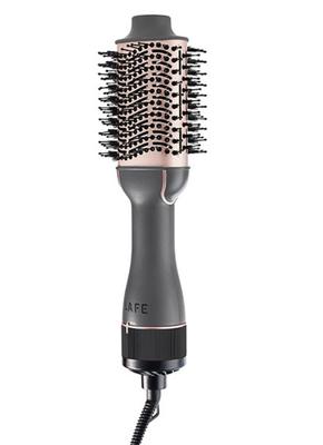Brosse chauffante pour boucler les cheveux, lisse et brillante