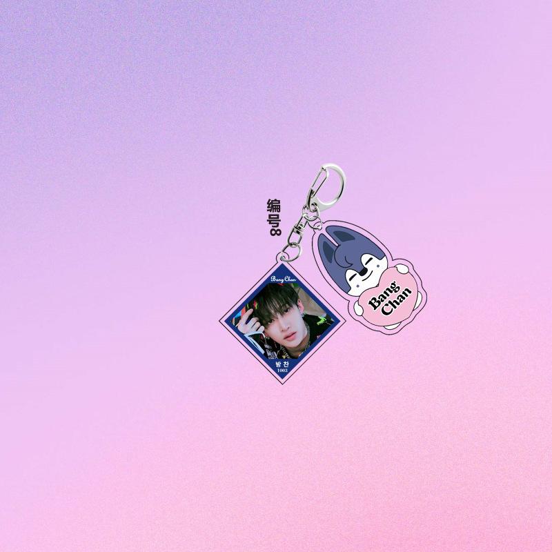 SKZOO Acrylic Keychain StrayKids Keychain Accessories Huang Xuanchen Li Longfu Han Zhicheng Accessories Gifts