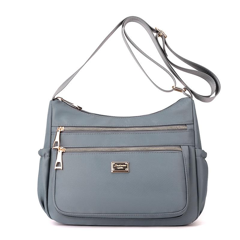 Taška přes rameno Dámská velkokapacitní nylonová crossbody taška Mother Bag Vícevrstvá taška