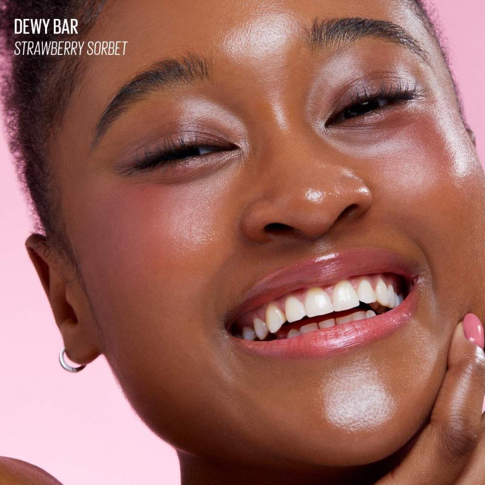 Kaja Dewy Bar Blush   Lip Balm 0.35 Oz   Fillsizesequence 1 Strawberry Sorbet True Pink