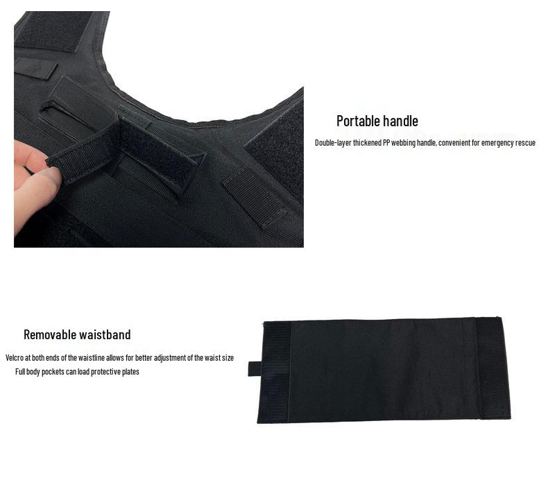 MOLLE Quick-Release Camouflage Tactical Vest - Wear-Resistant Outdoor Adventure Gear