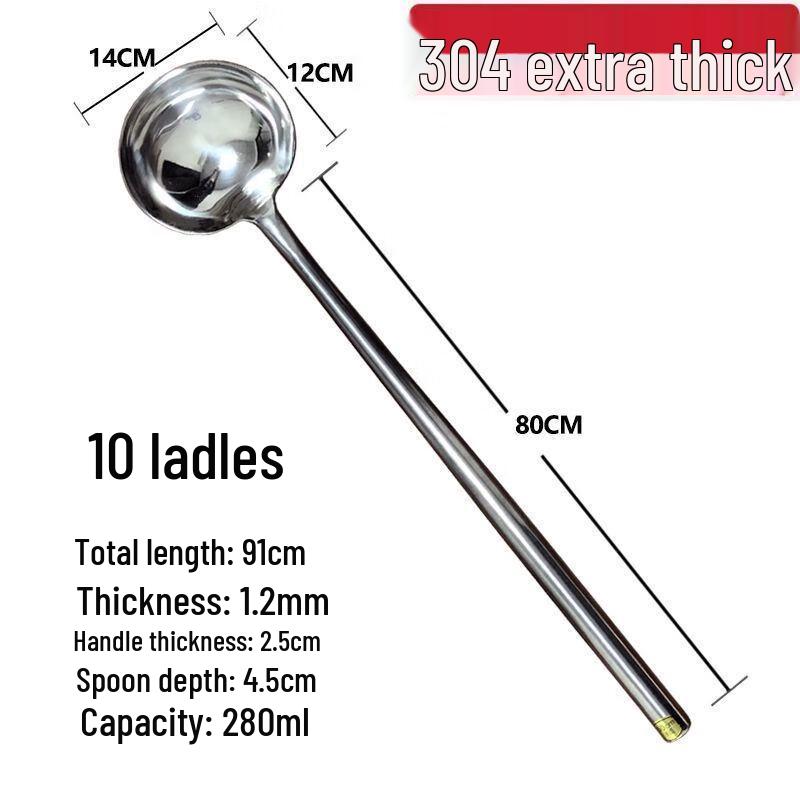 Food-Grade 304 Stainless Steel Wok Spatula