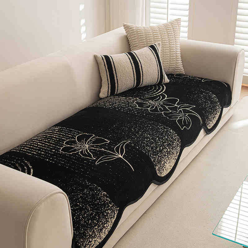 

Premium Special-Shaped Sofa Cushion New Four-Season Universal Straight Row Non-Slip Seat Cushion One-Piece Sofa Cover 90*90cm