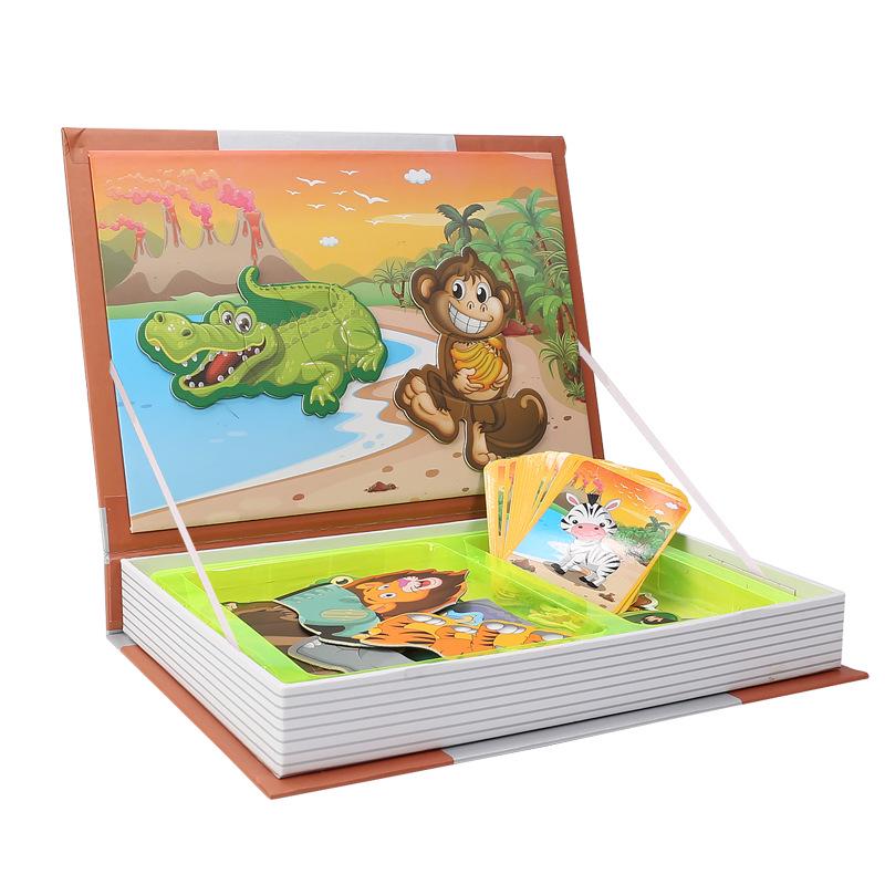 Children's Magnetic Puzzle Game - Fun & Educational Brain Development Toy