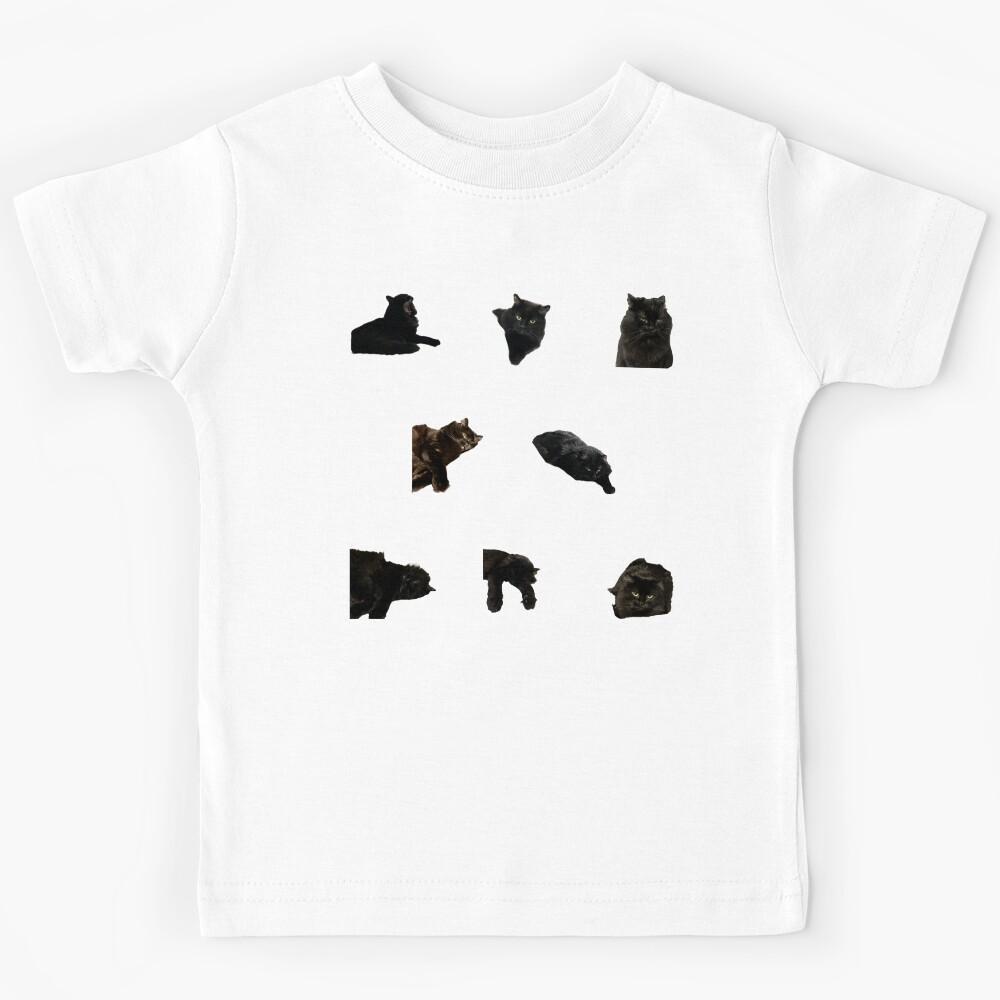 Black Cat Kids T-Shirt 170