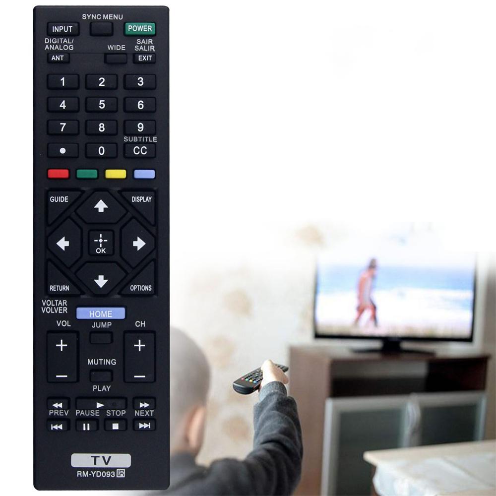 RM-YD093 For Sony TV 10m Range Remote Controller Ergonomic Infrared Remote Control