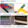 YITAPE 6 Rolls Rainbow Vinyl Pinstriping Tape 16mm*6M Colorful Decorative Tape for Floor Marking Crafting Car DIY Gym TeacherPinstriping Tape 3