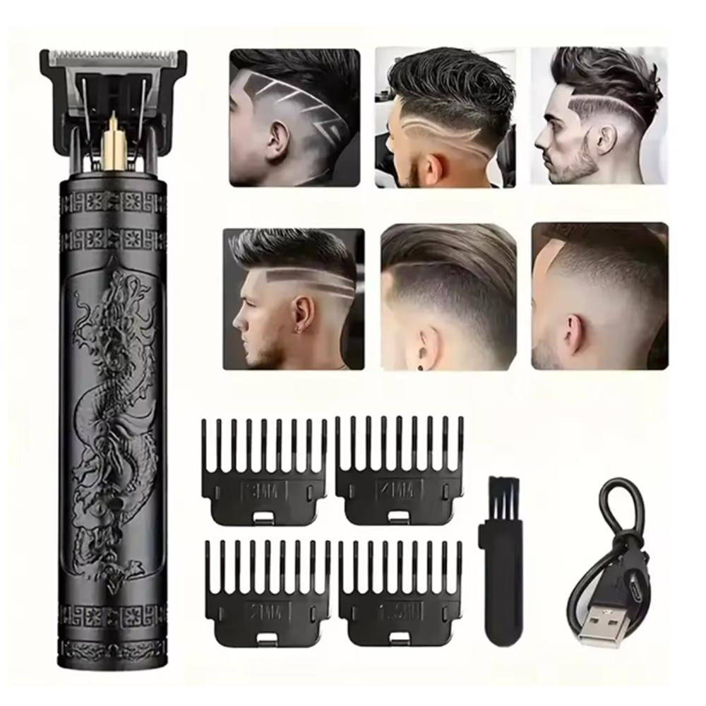 hiena Electric Hair Clipper UBS Rechargeable Cordless Beard Trimmer Men Powerful Electric Hair Clipper Trimming Tool
