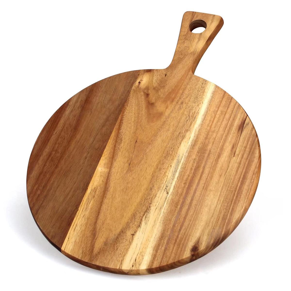 Round Wooden Chopping Board Cutting Kitchen Supplies Boards Accessories Large Kitchens Wood Accessory Items Cutting Board Large 1PCS