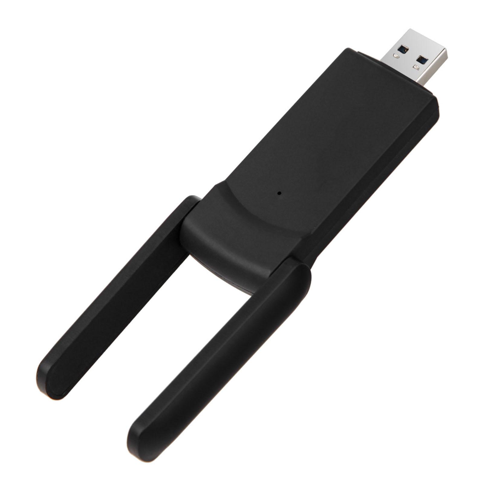 

1300M Dual Band WiFi Adapter 2.4G 5.8G USB3.0 Interface Adjustable Signal Sensitivity WiFi Adapter