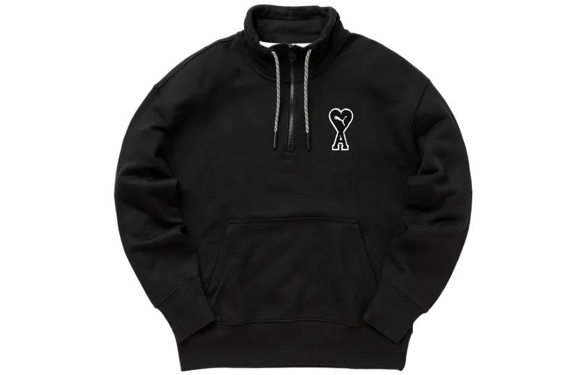 PUMA X Ami Half Zip Sweatshirt 535993-01 S