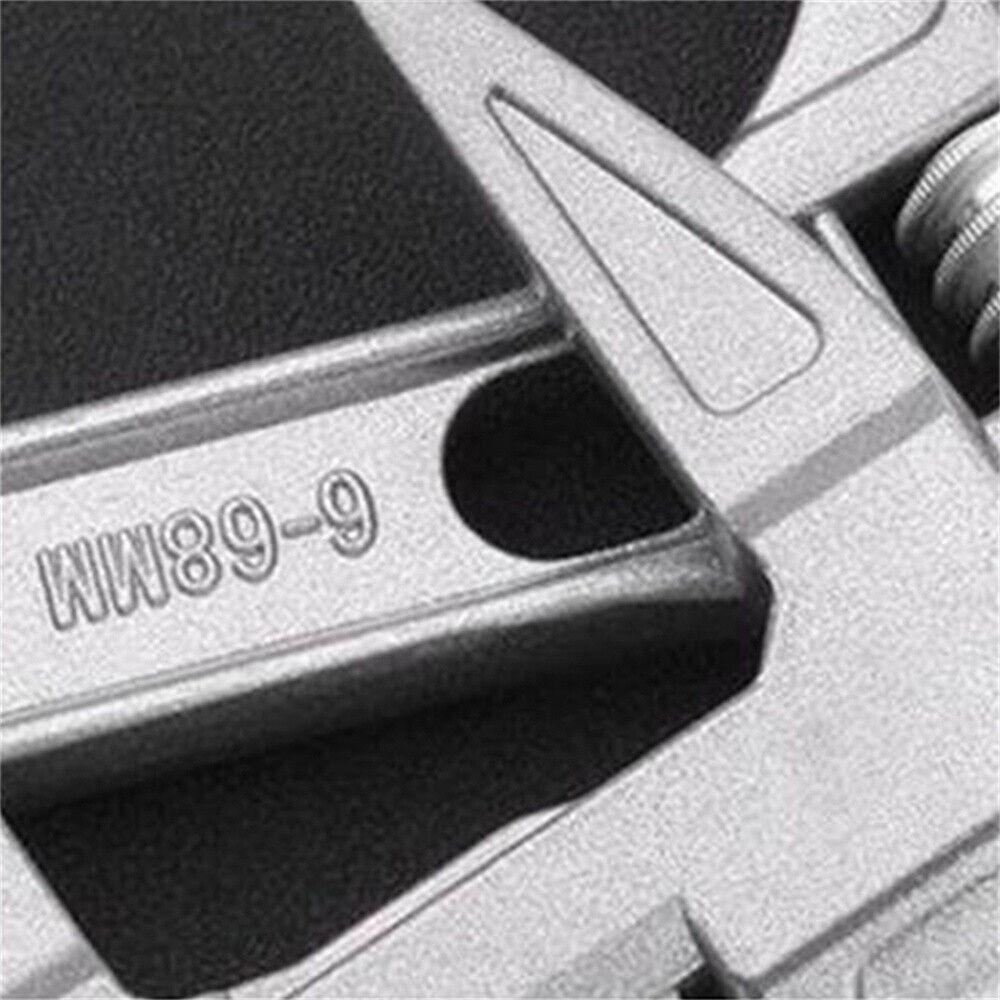 Home Large Opening Repair Set Hand Tools Pipe Wrench Nut Key 6-68MM Steel Key Adjustable Spanner