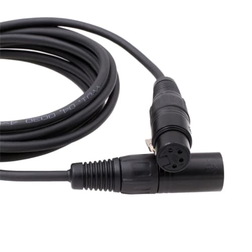 HangTon 4-Pin XLR Male to Female XLR 4-Pin Balanced Audio Cable for Microphone, Recorder, Mixer, Headphones, and Amplifiers (4 Meters)