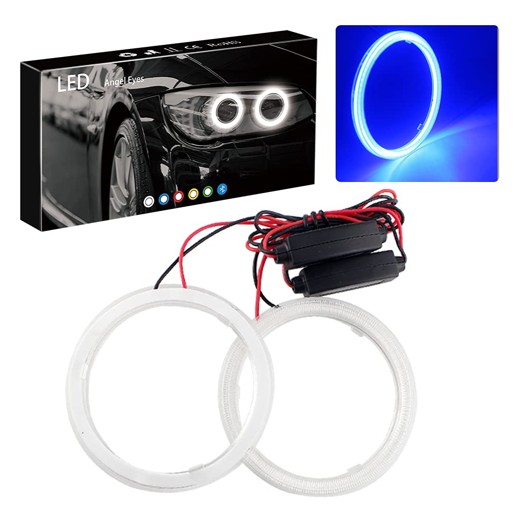 

Grandview COB Squid Ring 100мм Фара Синяя с Крышкой Балласт Ангельский Глаз для Автомобиля Комплект из 2 шт. (Модернизированная версия) 100MM синий