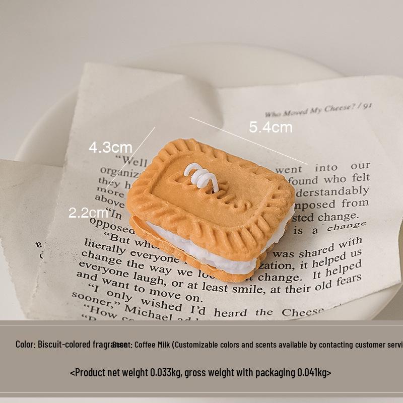 Caramel Cookie Soy Wax Candle - Creative Wedding Favors with Aromatherapy Gift Box