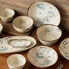 Dandelion Series Medieval Style Special-Shaped Tableware Ceramic Dishes Exquisite Household Bowl Surface Bowl Outlet
