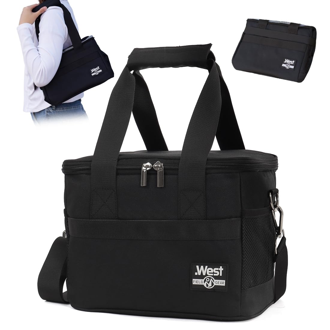 

Cooler Box Insulated Bag by Outdoor Highest Cooling Foldable and Compact Cooler Bag for and [Recommended Guides] Small, Power, 5-Layer Insulation, чёрный