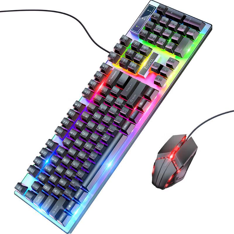 

Hoco CP1 Wired Backlit Gaming Keyboard Mouse Combo with Mechanical Feel