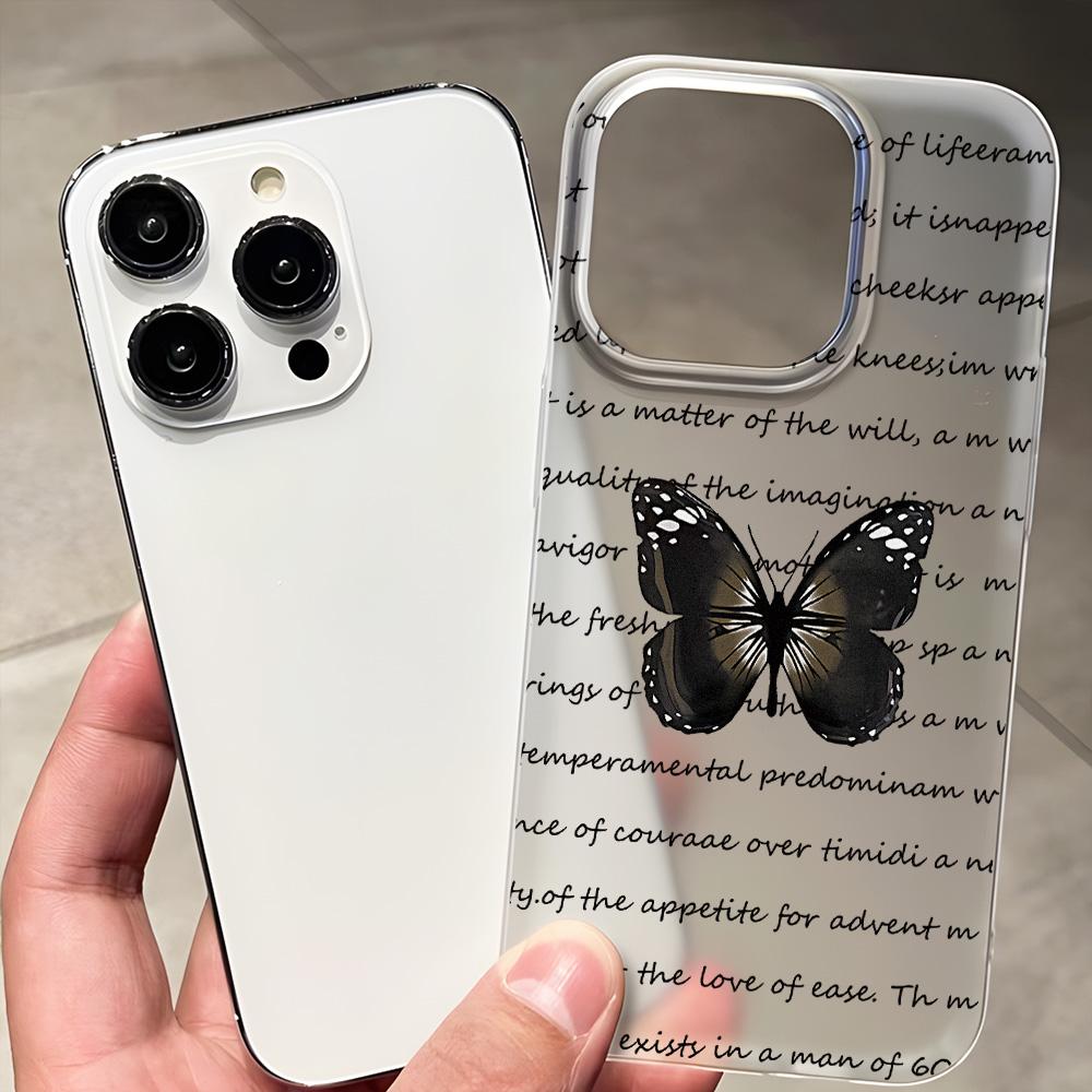 Handyhüllen für iPhone 11 13 15 Pro Max 12 14 Pro Max Hülle iPhone 16 15 Plus 13 Pro 12 Frosted Texture Painted Cartoon Flowers