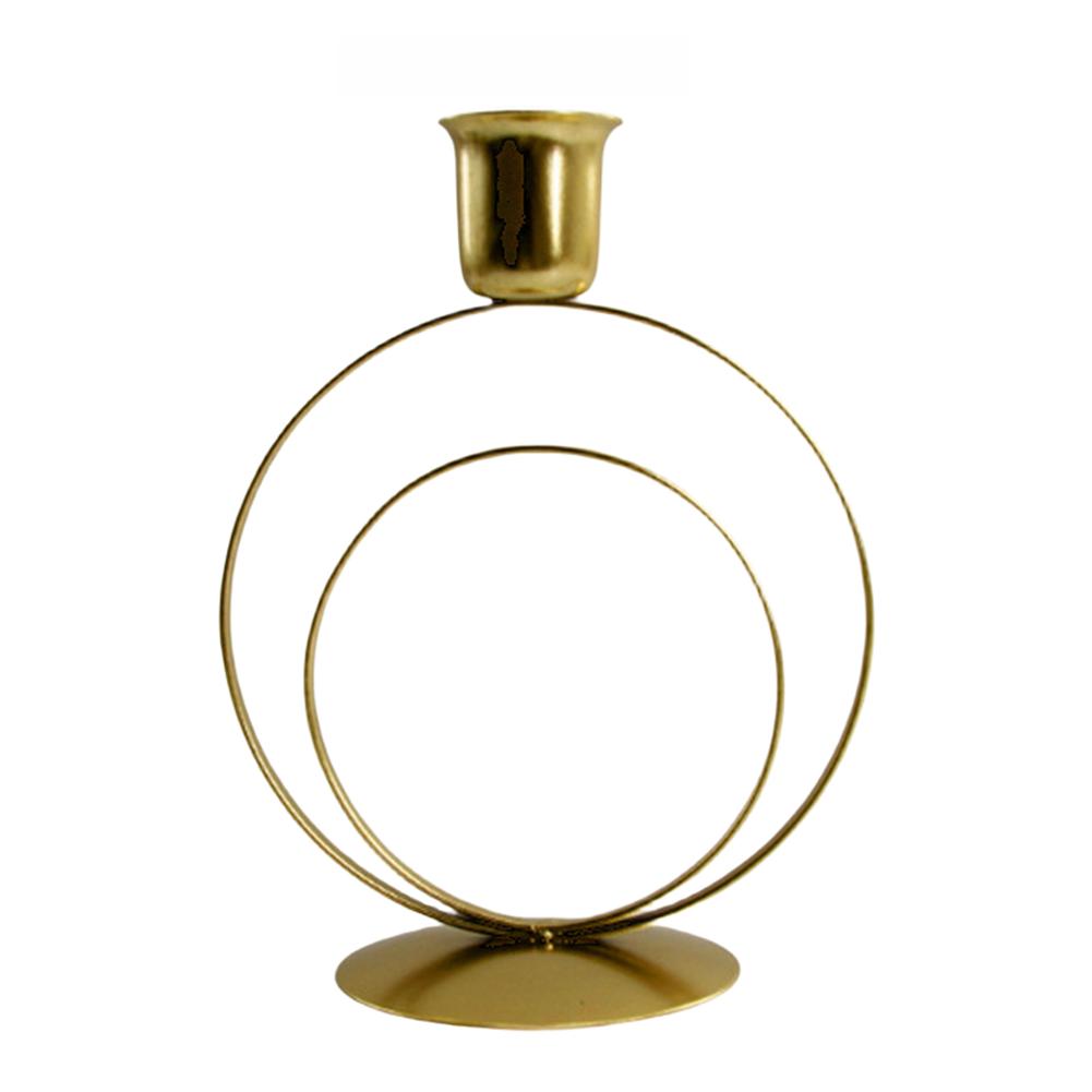Iron Geometric Candlestick for Living Room Bedroom Dining Table Home Decor Wedding Party Craft Ornament Display