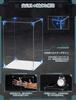COOLTAKU Figure UV Magnetic Magnetic Front Collection More Assembled Acrylic Display Stain Cleaning Cloth Figure Storage 20 X Depth 20 X Height White