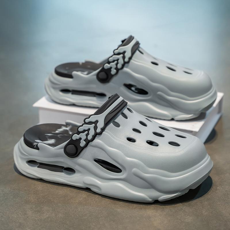 Fashion White Platform Sandals Men Street Comfortable Designer Women's Slippers Trend Outdoor Soft Non-slip Men's Beach Sandals