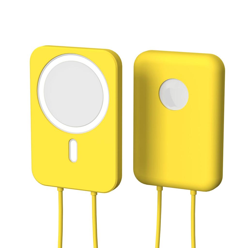 iPhone 12 MagSafe Silicone Protective Cover with Hand Strap for Mobile Power Shell